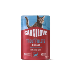 Carnilove Gravy Pouch Trout w/Echinacea 85g