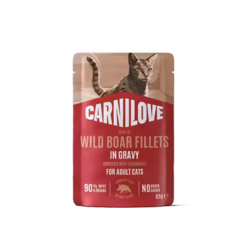 Carnilove Gravy Pouch Wild Boar w/Chamomile 85g