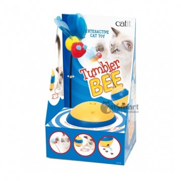 Catit Toy Play Interactive 2.0 Tumbler Bee