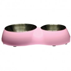 Catit Bowl Double Diner Pink, 54520, cat Bowl / Feeding Mat, Catit, cat Accessories, catsmart, Accessories, Bowl / Feeding Mat