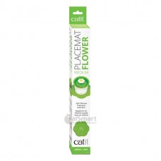 Catit Flower Placemat Medium Green, 44010, cat Bowl / Feeding Mat, Catit, cat Accessories, catsmart, Accessories, Bowl / Feeding Mat
