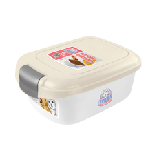 Catidea Luxury Single Open Petfood Container 2kg Cream, 001388, cat Food & Water Dispenser / Container  / Covers, Catidea, cat Accessories, catsmart, Accessories, Food & Water Dispenser / Container  / Covers