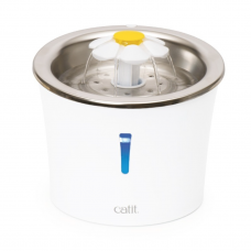 Catit Flower Water Fountain Stainless Steel with LED 3L, 43725, cat Water Fountain, Catit, cat Accessories, catsmart, Accessories, Water Fountain