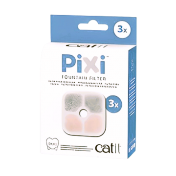 Catit Pixi Water Fountain Replacement Filter 3pcs