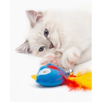 Catit Cat Toy Play Pirates Catnip Parrot With Feather