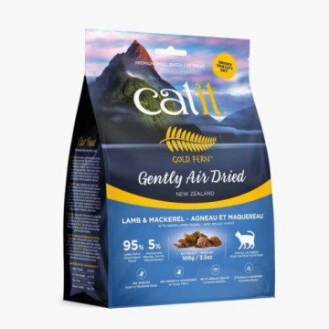 Catit Gold Fern Gently Air-dried Lamb & Mackerel with Green-Lipped Mussel 100g 
