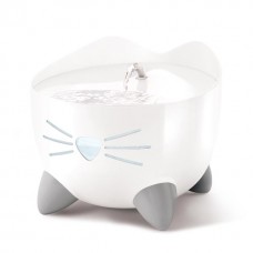 Catit Drinking Fountain Pixi LED White 2.5L, 43715, cat Water Fountain, Catit, cat Accessories, catsmart, Accessories, Water Fountain