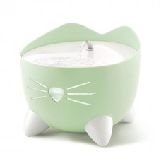 Catit Pixi LED Water Fountain Green 2.5L, 43718, cat Water Fountain, Catit, cat Accessories, catsmart, Accessories, Water Fountain