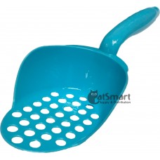 Topsy Cat Litter Scoop Oval Shape Round Holes Blue, P1032 Blue, cat Scoops / Toilet Accessories, Topsy, cat Housing Needs, catsmart, Housing Needs, Scoops / Toilet Accessories