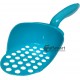 Topsy Cat Litter Scoop Oval Shape Round Holes Blue