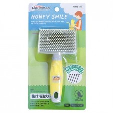 CattyMan Honey Smile Slicker Brush, DM-83857, cat Comb / Brush, CattyMan, cat Grooming, catsmart, Grooming, Comb / Brush