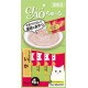 Ciao Chu ru Chicken Fillet and Squid with Added Vitamin and Green Tea Extract 14g x 4pcs (5 Packs)