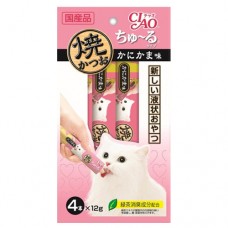 Ciao Grilled Tuna Chu ru Crab with Added Vitamin and Green Tea Extract 14g x 4pcs