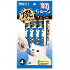 Ciao Grilled Tuna Chu ru Scallop with Added Vitamin and Green Tea Extract 14g x 4pcs