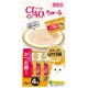 Ciao Chu ru Chicken Fillet Scallop & Sliced Bonito with Added Vitamin and Green Tea Extract 14g x 4pcs (5 Packs)