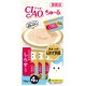 Ciao Chu ru Chicken Fillet Scallop & Whitebait with Added Vitamin and Green Tea Extract 14g x 4pcs (3 Packs)