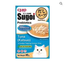 Ciao Sugoi Pouch Soupy Tuna Katsuo w/Scallop & Chic Fillet 40g x16, CIP442 (16 pouches), cat Treats, Ciao, cat Food, catsmart, Food, Treats