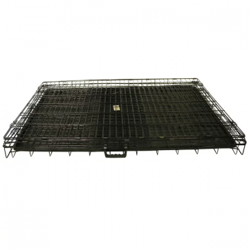 Deluxe Pet Safe Home Foldable Cage Black Extra Large