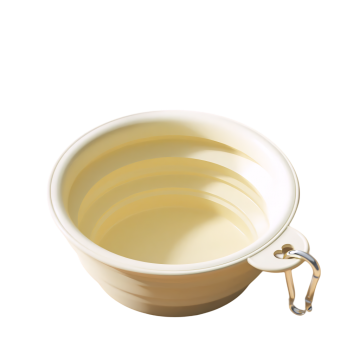 Rubeku Collapsible Bowl Beige
