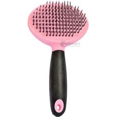 Dele Brush Pink, M-001 Pink, cat Comb / Brush, Dele, cat Grooming, catsmart, Grooming, Comb / Brush