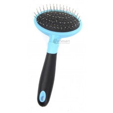 Dele Brush with Cushion Blue, M-011 Blue, cat Comb / Brush, Dele, cat Grooming, catsmart, Grooming, Comb / Brush