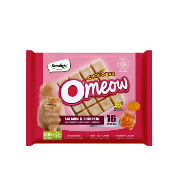 Dentalight Omeow Freeze Dried Treats Salmon & Pumpkin 10g (3 packs)