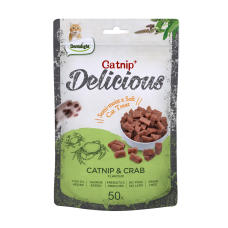 Dentalight Treats Catnip & Crab 50g