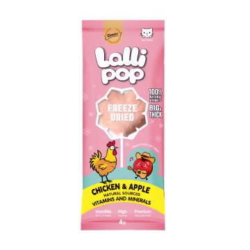 Gnawlers Treats Lallipop Chicken & Apple 4g