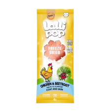 Gnawlers Treats Lallipop Chicken & Beetroot 4g, 13968, cat Treats, Gnawlers, cat Food, catsmart, Food, Treats