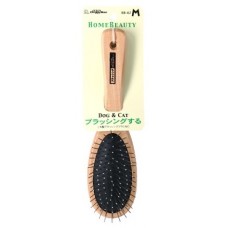 DoggyMan Home Beauty Tip Wooden Brush (Medium) for Cats 
