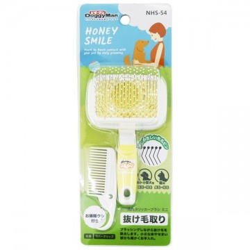 Doggyman Honey Smile Ball Pin Mini Slicker Brush