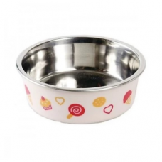 Doggyman Stainless Steel Tableware Rice Nyawan Bowl, DM-593312, cat Bowl / Feeding Mat, Doggy Man, cat Accessories, catsmart, Accessories, Bowl / Feeding Mat