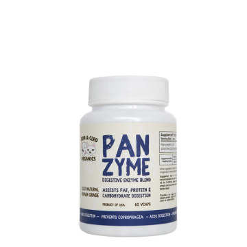 Dom & Cleo Organics Panzyme Digestive Enzyme Blend 60 capsules **Contains Pork**