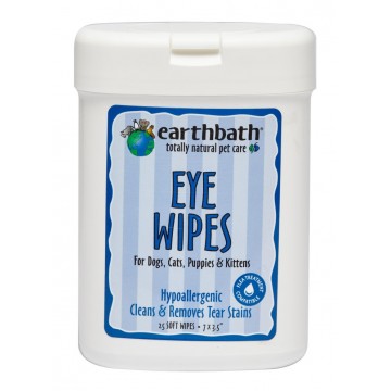 Earthbath Eye Wipe 25's