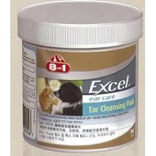 8 in 1 Excel Ear Cleansing Pads (90 pads), E-20056, cat Ear Care, Excel, cat Grooming, catsmart, Grooming, Ear Care