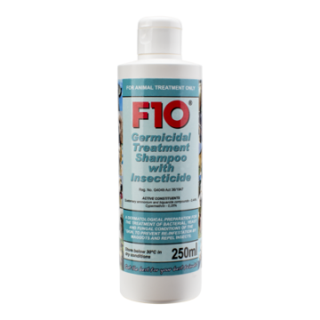 F10 Germicidal Treatment Shampoo with Insecticide 250ml