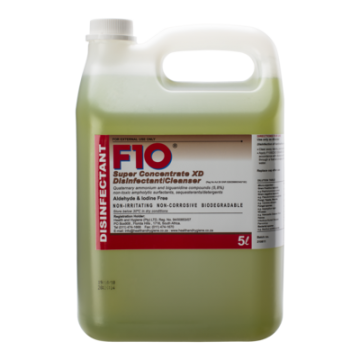 F10 Super Concentrate XD Disinfectant with Detergent 5L