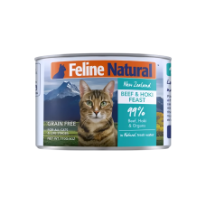 Feline Natural Canned Food Beef & Hoki Feast 170g