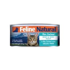 Feline Natural Canned Food Beef & Hoki Feast 85g