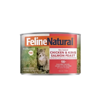 Feline Natural Canned Food Chic & Salmon Feast 170g x12 Feline Natural Canned Food Chic & Salmon Feast 170g x12