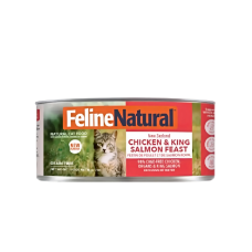 Feline Natural Canned Food Chic & Salmon Feast 85g