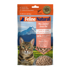 Feline Natural New Zealand Grass-Fed Lamb & King Salmon Feast 100g