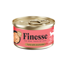 Finesse Grain-Free Tuna with Anchovies in Jelly 85g 