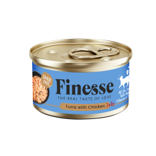Finesse Grain-Free Tuna with Chicken in Jelly 85g 