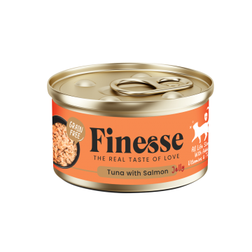 Finesse Grain-Free Tuna with Salmon in Jelly 85g