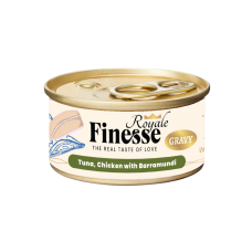 Finesse Royale Tuna & Chicken with Barramundi Gravy 85g
