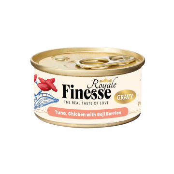Finesse Royale Tuna & Chicken with Goji Berries Gravy 85g