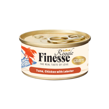 Finesse Royale Tuna & Chicken with Lobster Gravy 85g