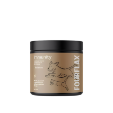 FourFlax Pets Supplement Immunity Powder Tub 200g, 94219008119136, cat Supplements, Fourflax, cat Health, catsmart, Health, Supplements