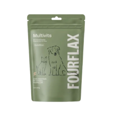 FourFlax Pets Supplement Multivits Powder Pouch 200g, 9421908119075, cat Supplements, Fourflax, cat Health, catsmart, Health, Supplements